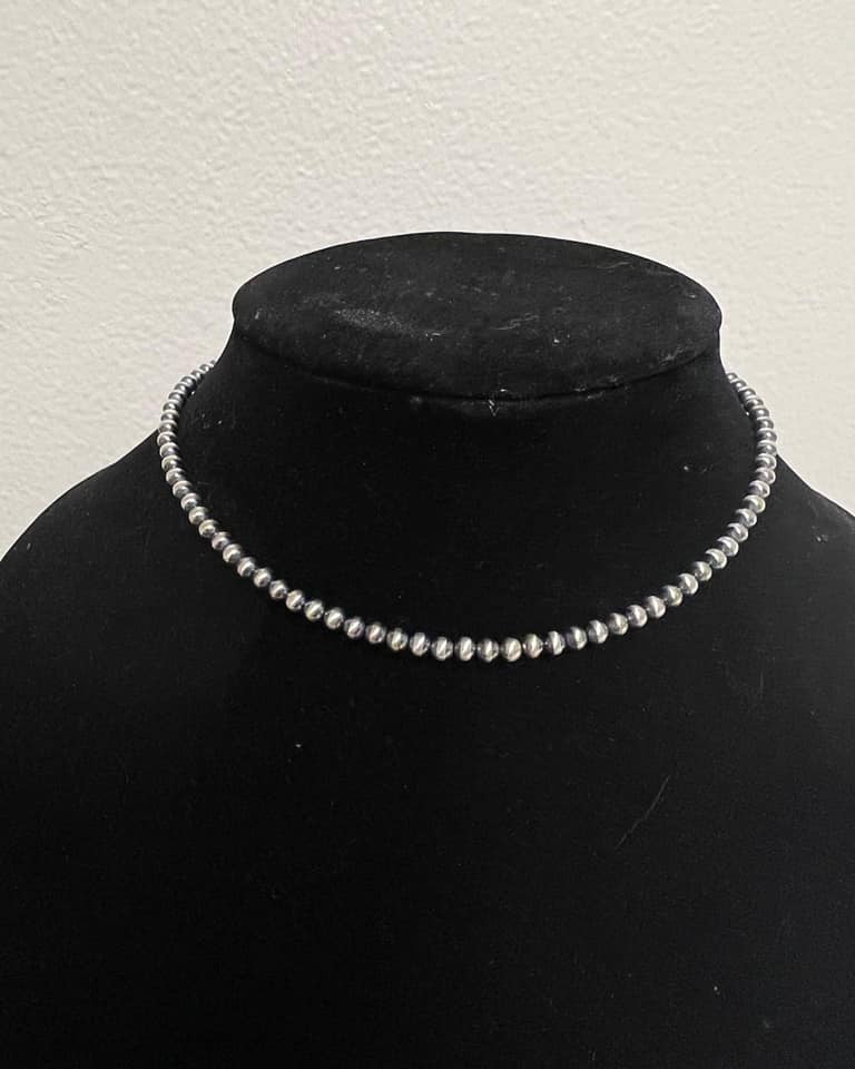3mm Sterling Pearl Necklace