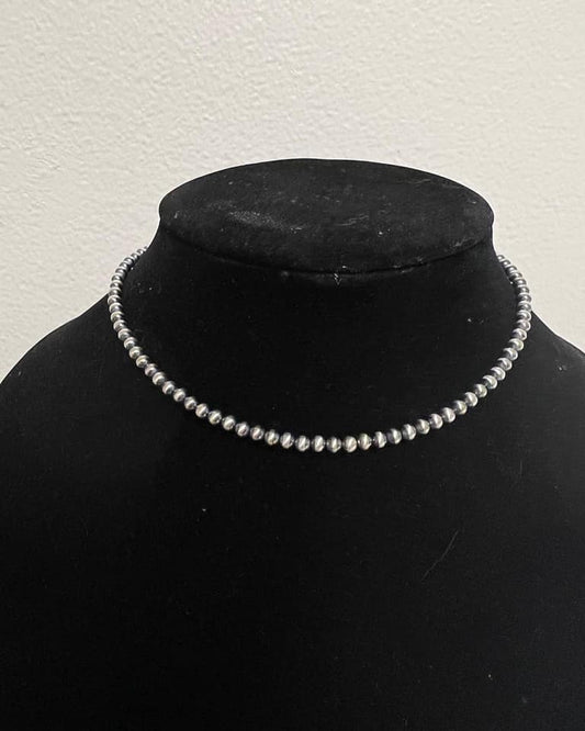 3mm Sterling Pearl Necklace