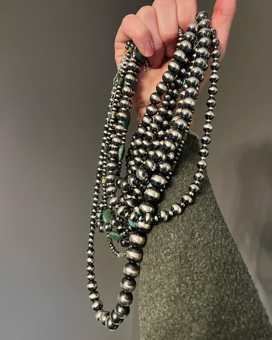 10mm Sterling Pearl Necklace